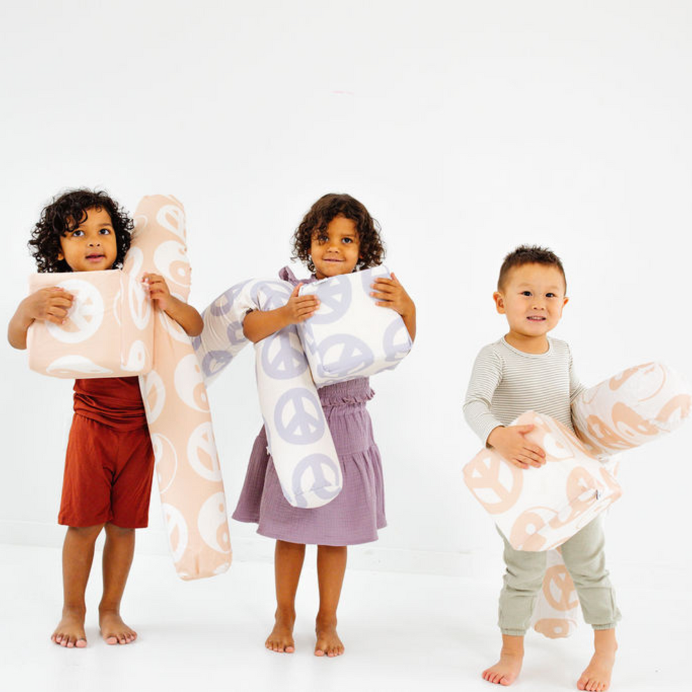 Imperfect | Cream Peace Sign Play Cube Cover