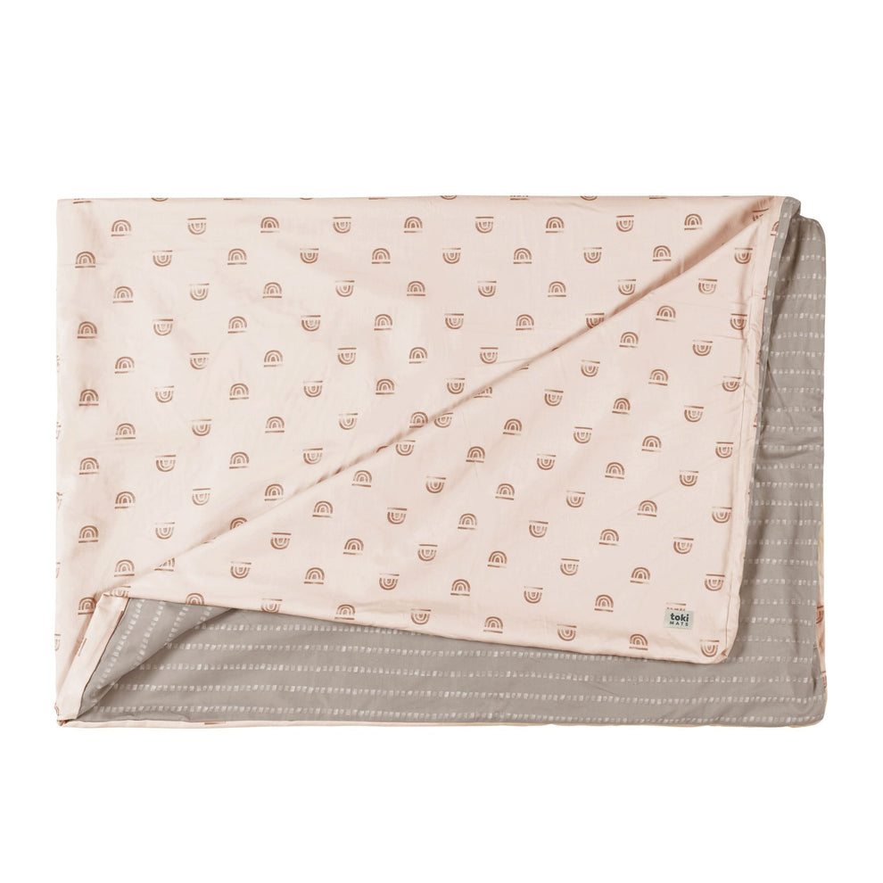 Rainbow Peach Organic Cotton Cover