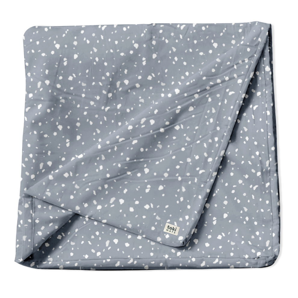 Terrazzo Slate Organic Cotton Cover