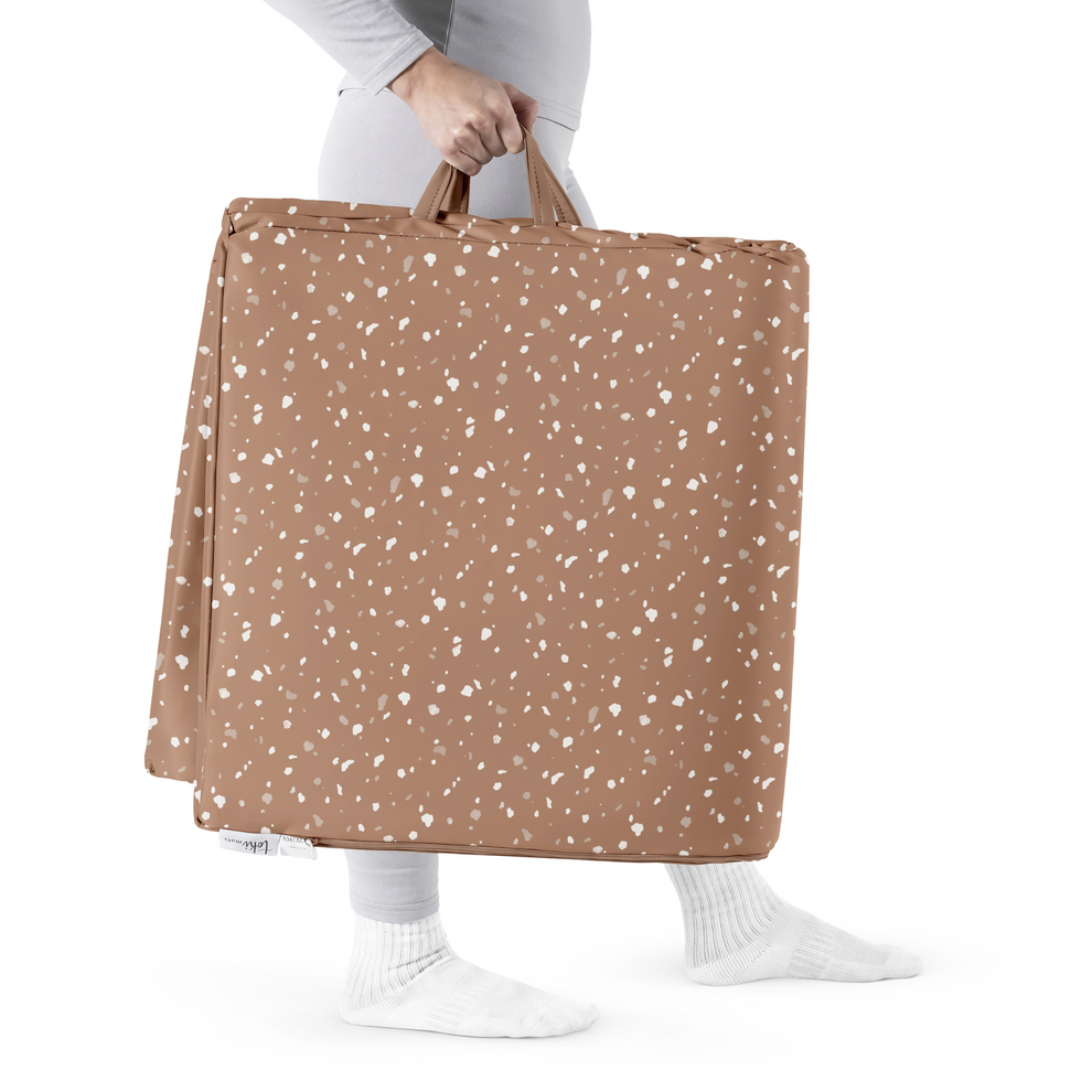 Terrazzo Clay Vegan Leather Cover