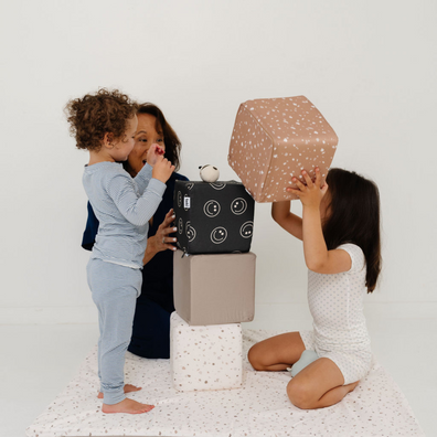 Terrazzo Chalk Play Cube