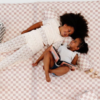 Checker Gumdrop Support Pillow Cover