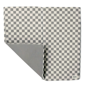Imperfect | Checker Pepper Organic Cotton Mat