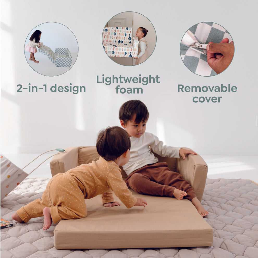 Checker Matcha Play Couch