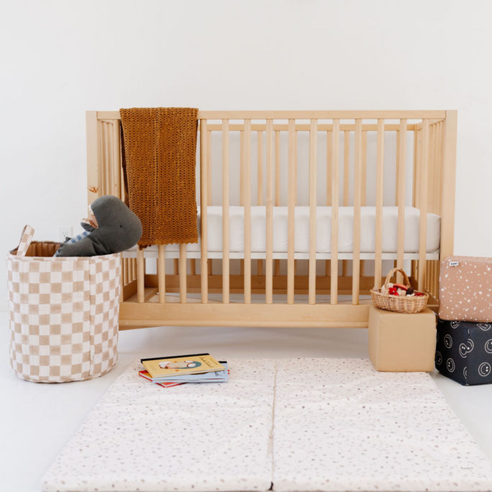 Checker Toffee Storage Basket