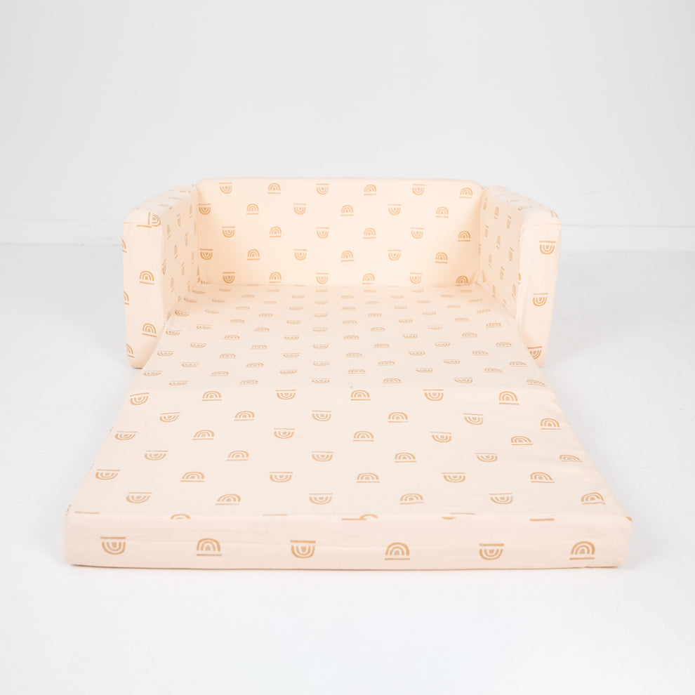 Rainbow Cream Play Couch Cover