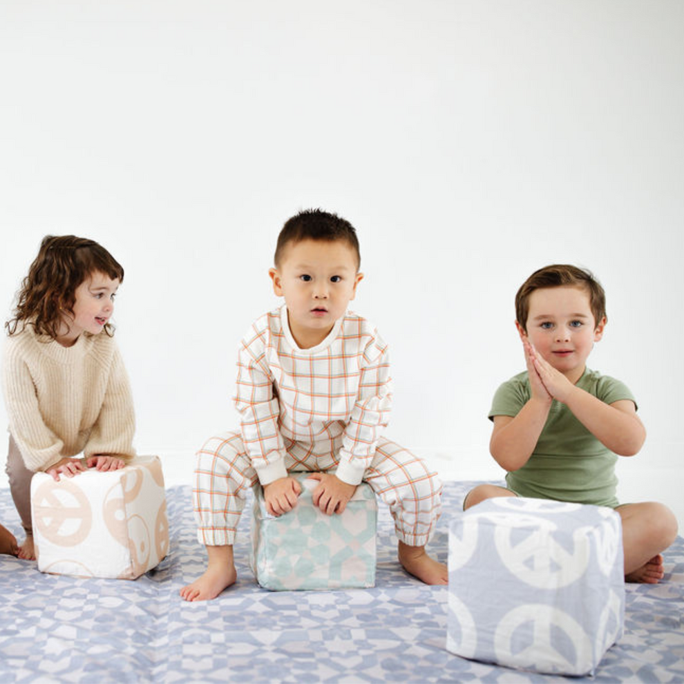 Imperfect | Lavender Peace Sign Play Cube