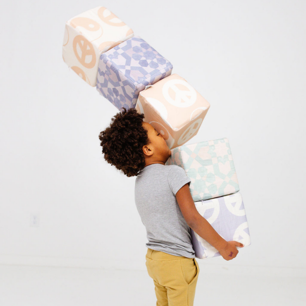 Imperfect | Lavender Peace Sign Play Cube