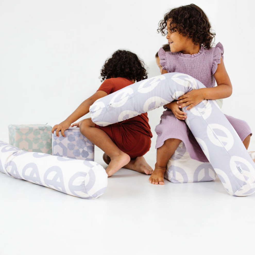 Imperfect | Lavender Peace Sign Support Pillow