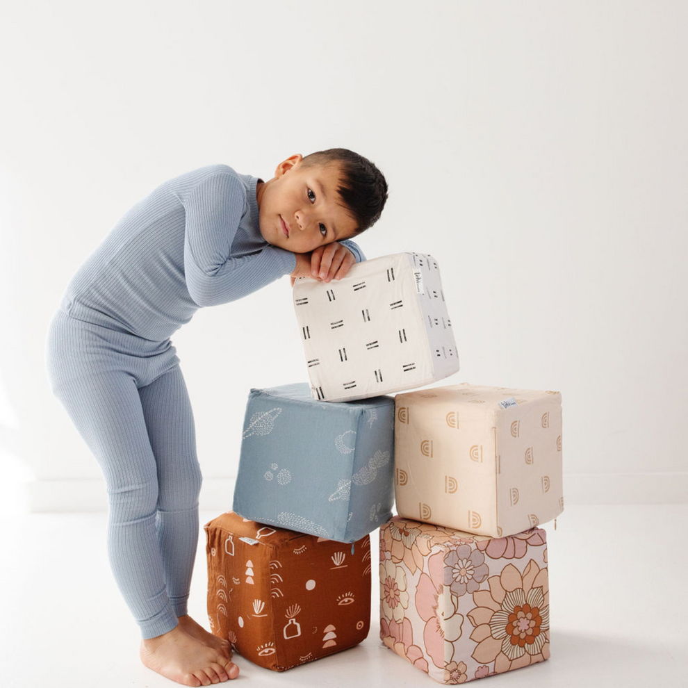 Imperfect | Mudcloth Play Cube